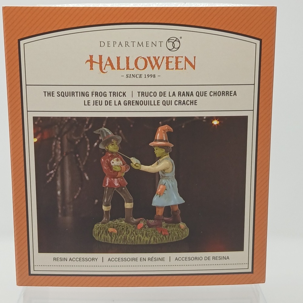 Department 56 Halloween The Squirting Frog Trick #6011439 - Picture 6 of 8